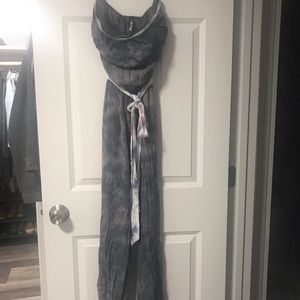Free people tie dye jumpsuit